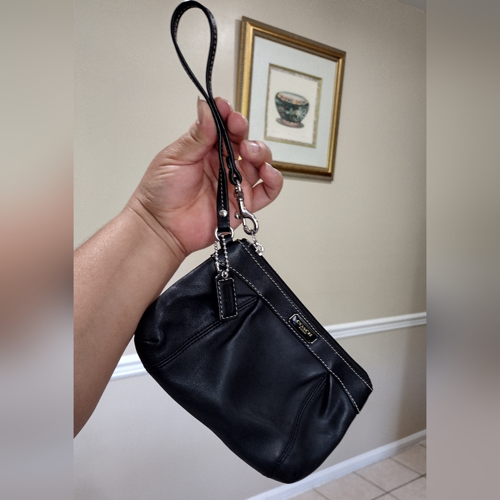 Coach Black Wristlet